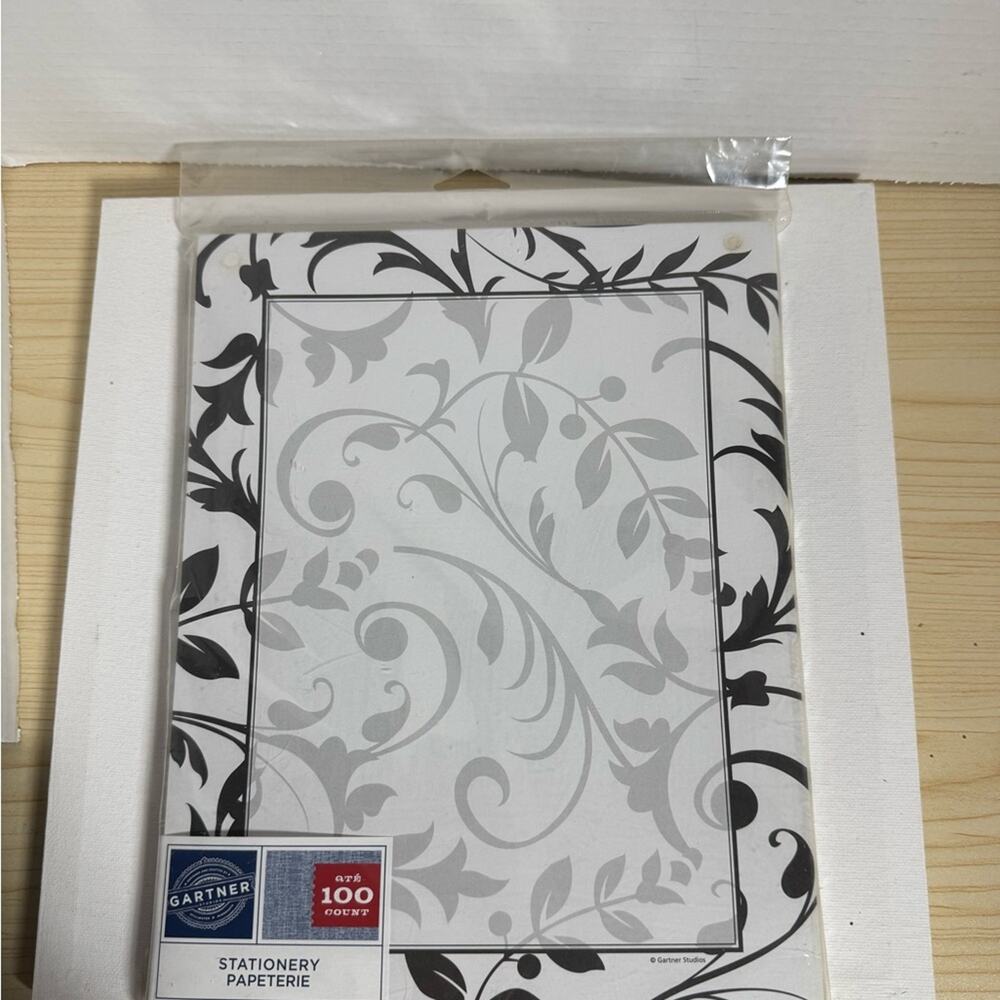 Gartner Studios Black and Gray Stationery Set - Picture 2 of 8